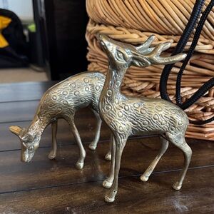 Brass Set of Deer from Sedona Arizona